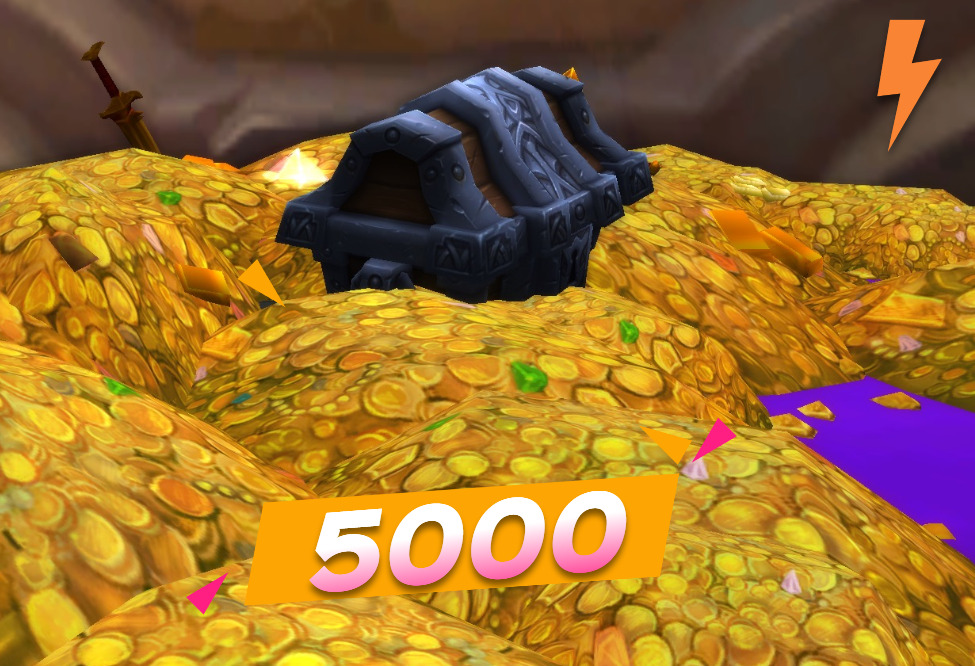 5 000 pièces d'or